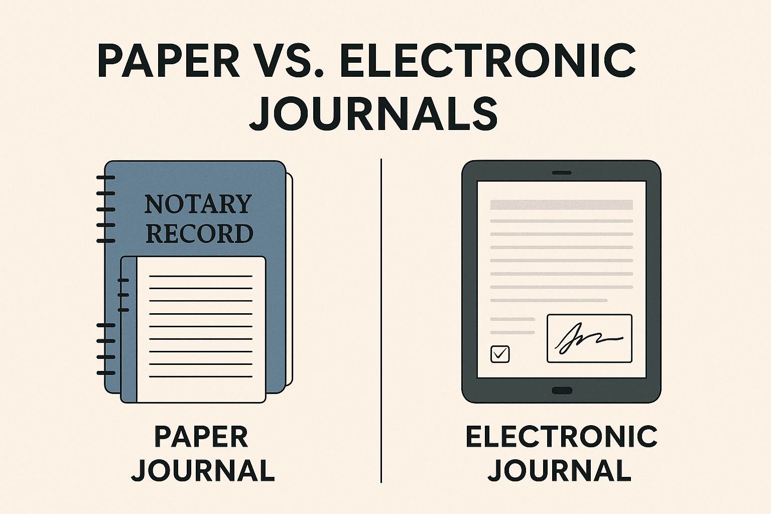 Paper vs. Electronic Notary Journals: Which One Is Right for You?